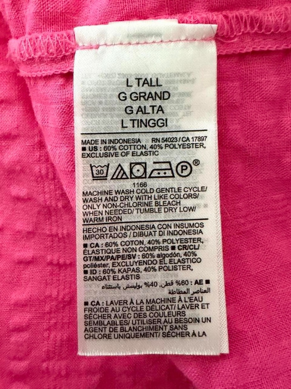 OLD NAVY Tiered Pink Maxi Dress Large TALL Countrycore Cottage Praire Pockets - Picture 7 of 10